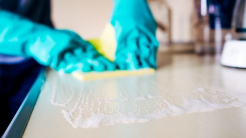 Professional mattress cleaning in Queensbury showing deep fabric care